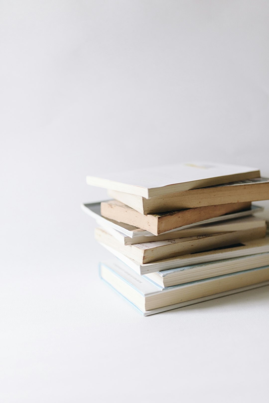stack of mystery books